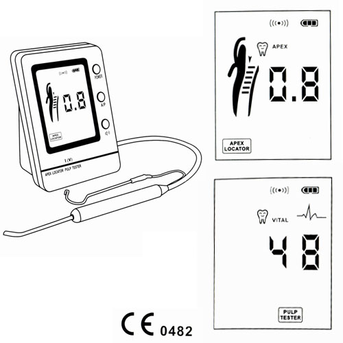Dental Endodontic Apex Locator Pulp Tester Canal Find V